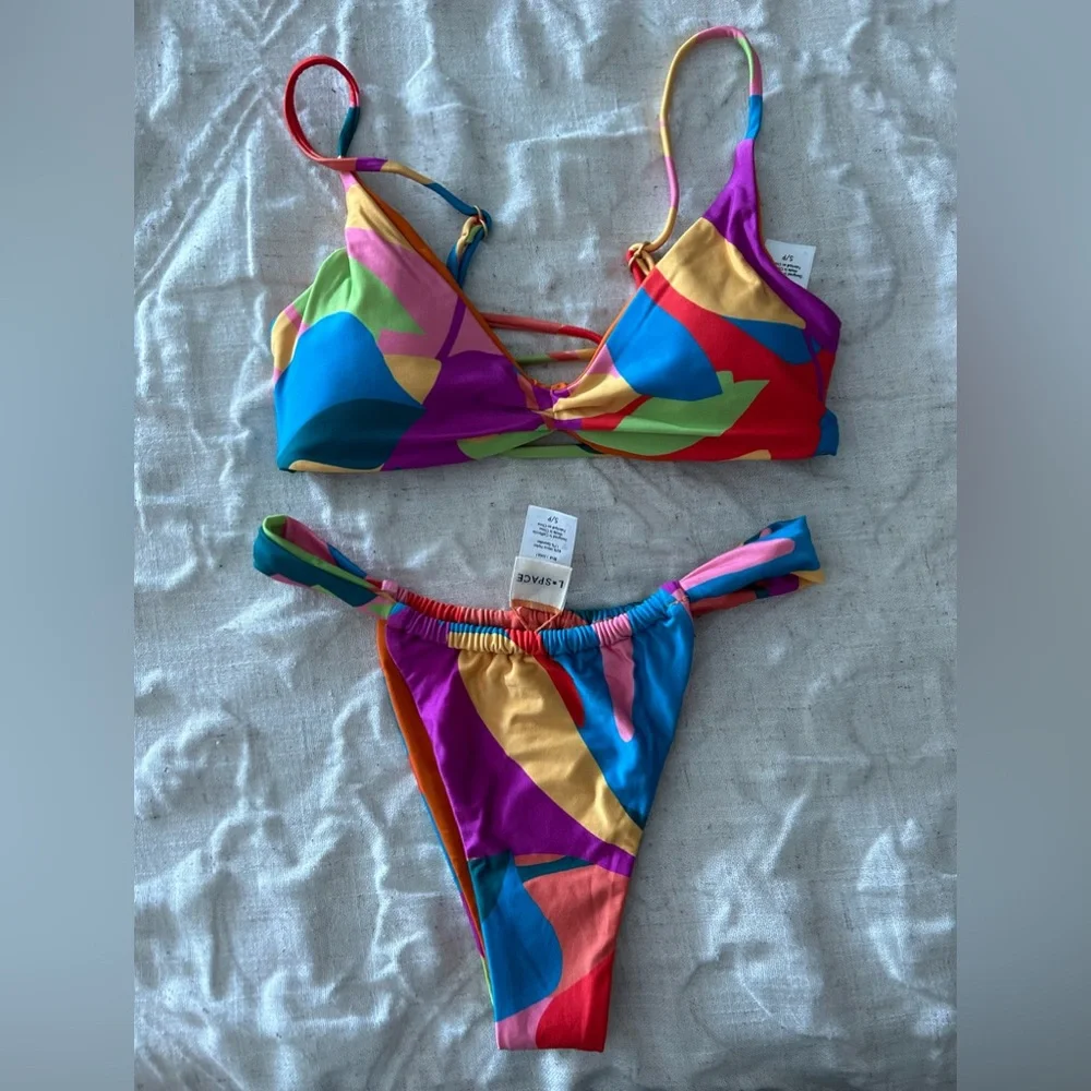 L*Space Bikini Set Copacabana Print